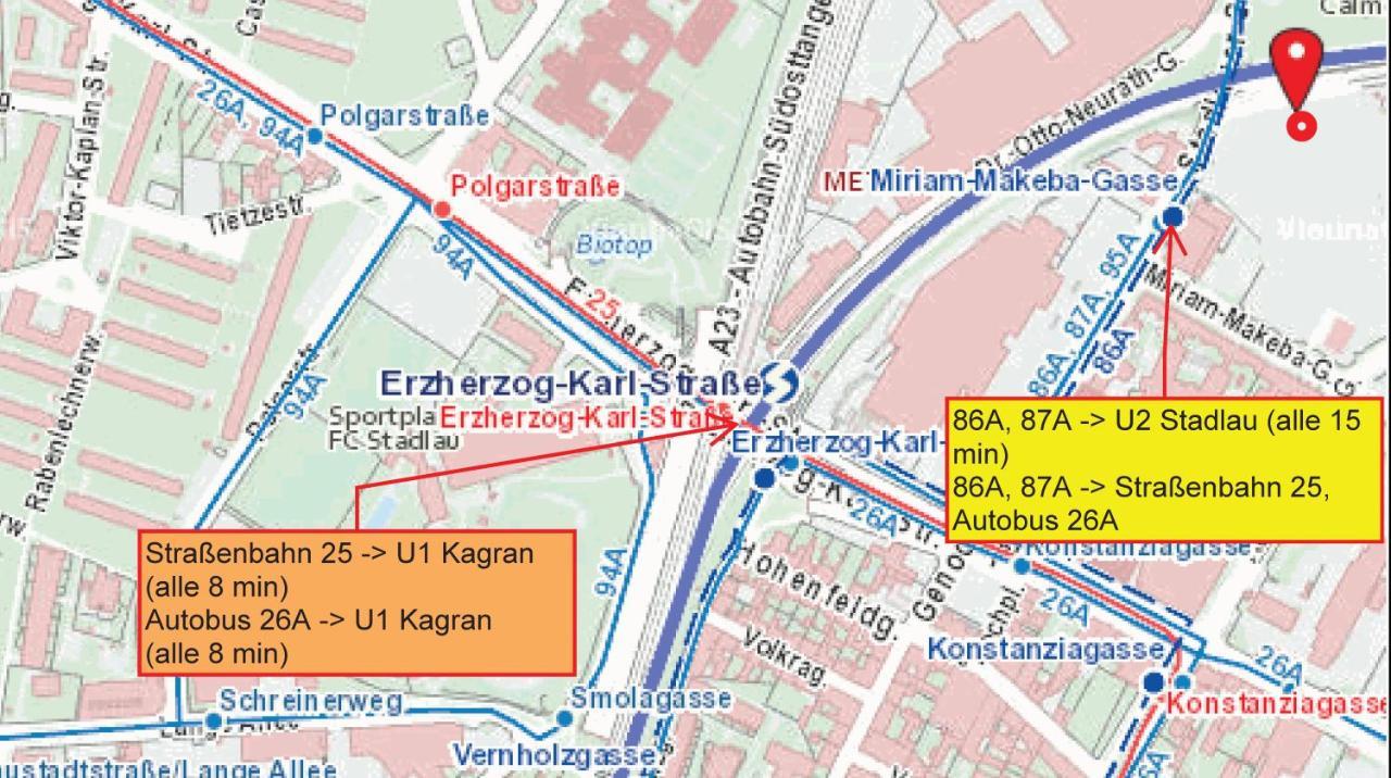 Neubau Wohnung Stadlau Wien Ngoại thất bức ảnh